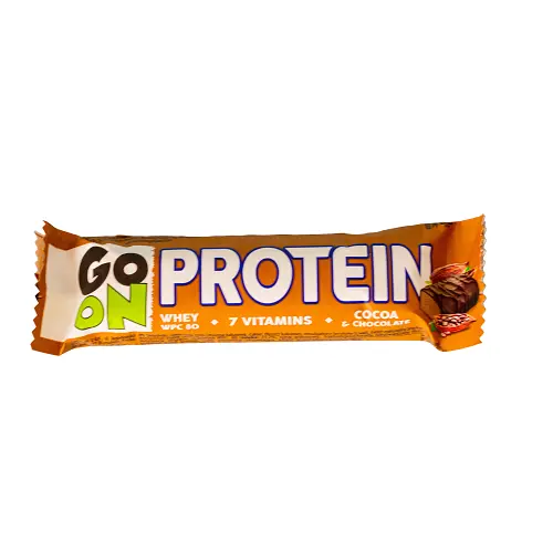 Батончик зі смаком какао в шоколаді Protein Go On Nutrition м/у 50г