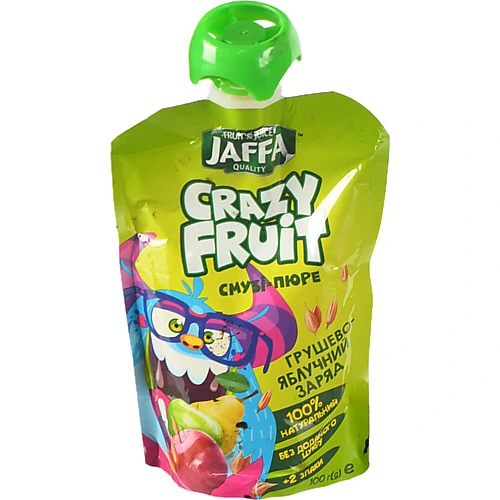 Смузі-пюре Jaffa Груша-Яблуко зі злаками 100 мл