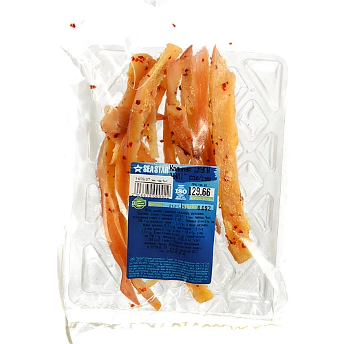 Кальмар смуги Seastar чилі солено сушений