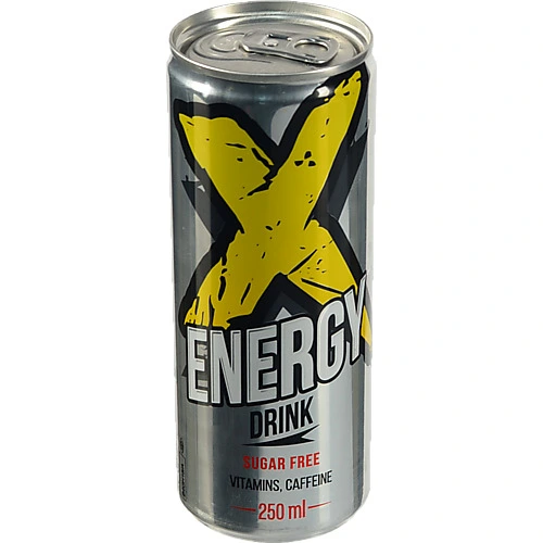Напій енергетичний X ENERGY 0.25л  sugar free з.б