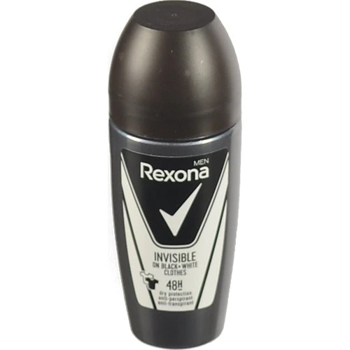 Антіперсперант Rexona invisible 50мл черн. біле