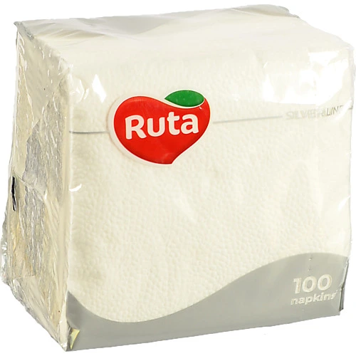 Серветки паперові 235х235мм Silver line Ruta 100шт