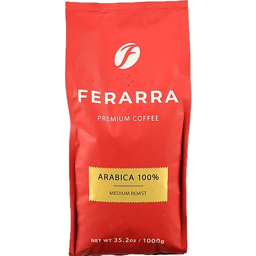Кава Ferarra 1кг Аrabica 100% зерно