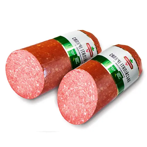 Ковбаса [Самобранкаk [Салямі Італійськаk напівкопчена, перший ґатунок, вагова