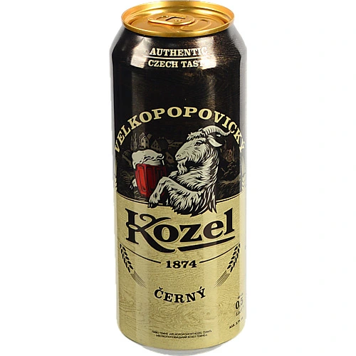 Пиво Velkopopovick? Kozel ?ern? темне 0.5л