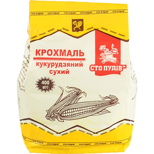 Крохмаль кукурудзяний Сто Пудів 400г