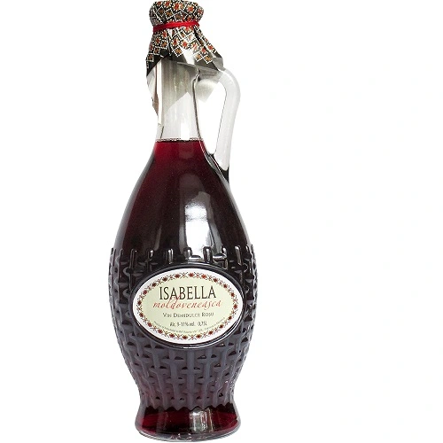 Вино Плетінка 0.7л Ізабелла напівсолодке червоне