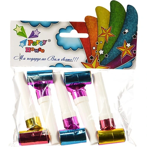 Набір Язічок гудок асорті 5 шт.