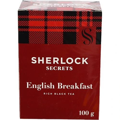 Чай чорний байховий English Breakfast Sherlock Secrets к/у 100г