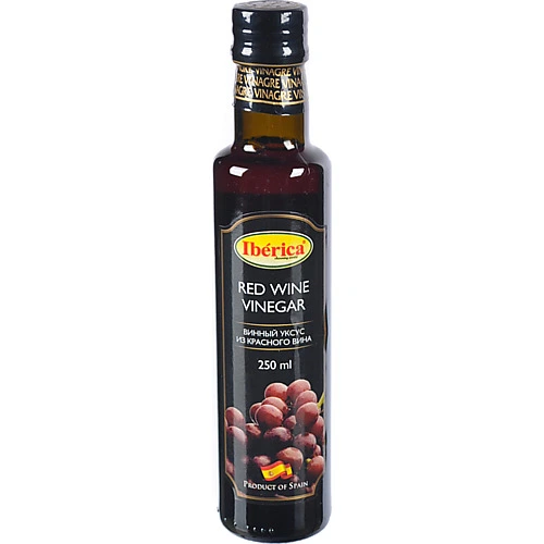 Оцет винний 6% з червоного вина Iberica с/пл 250мл