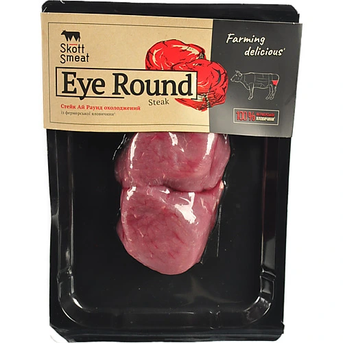 Стейк Ай Раунд з яловичої тазостегнової частини Skott Smeat