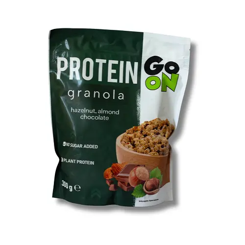 Гранола Sante 300г з протеїном, смаком шоколаду та горіхів GO ON