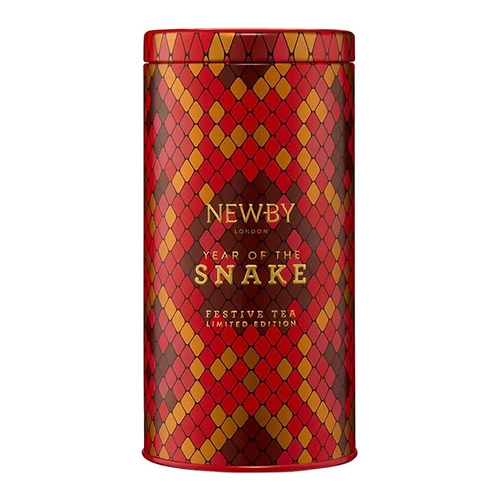Чай Newby 125г святковий рік змії чорний з мигдалем з.б