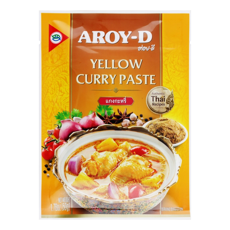 Паста каррі Aroy D 50г жовта