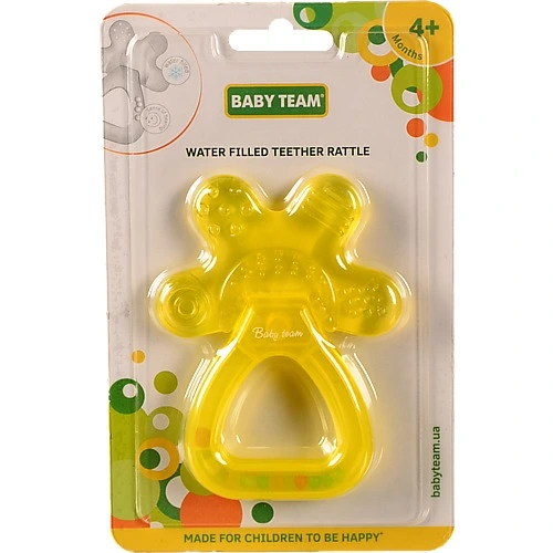 Прорізувач-брязкальце з водою BABY TEAM . арт.4036