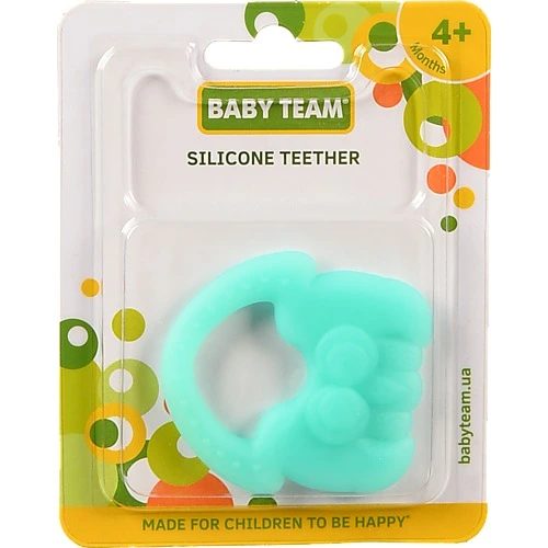 Прорізувач силіконовий BABY TEAM Морські мешканці. арт.4008