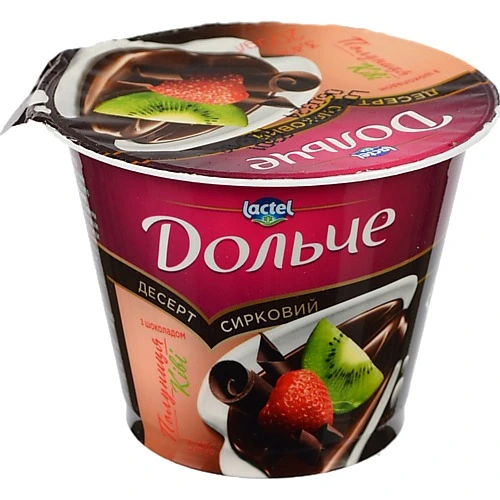Десерт Дольче 200г Полуниця-Ківі-Шоколад
