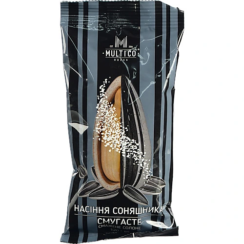Насіння Multico 120г смугасте солоне смажене