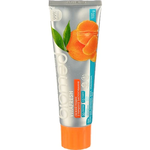 Паста зубна комплексна натуральна Vitafresh Biomed 100г