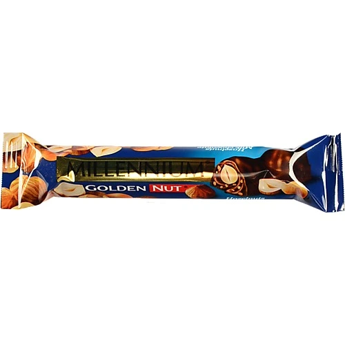 Шоколадний батончик Millennium Golden Nut молочний 40г