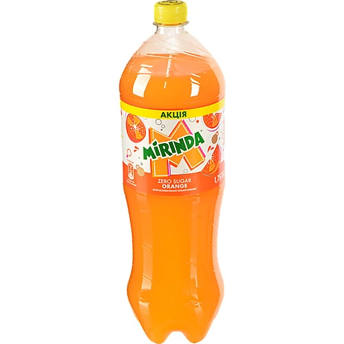 Вода Мірінда 1.75л orange zero