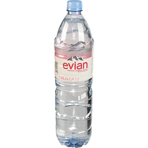 Вода мінеральна негазована Evian п/пл 1.5л