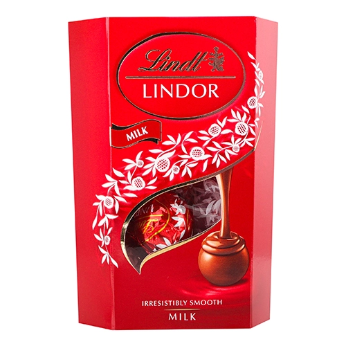 Цукерки Lindt 138г lindor молочні