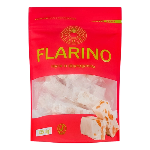 Нуга Flarino 125г з фундуком д.п