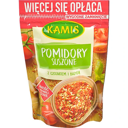 Приправа Kamis Сушені Помідори з Часником та Базиліком 50г