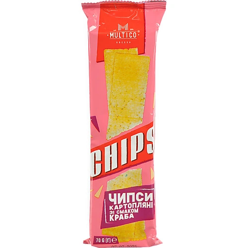 Чипси Multico 70г краб