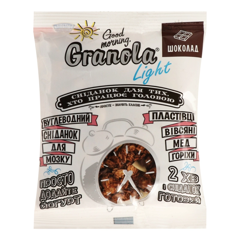 Гранола Шоколад Light Good morning, Granola м/у 55г