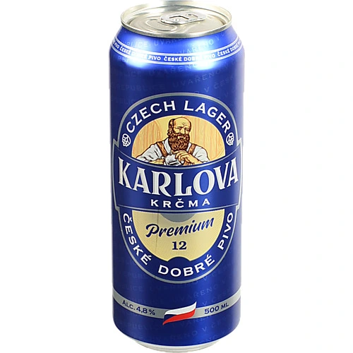 Пиво Karlova Kr?ma Premium 12 світле пастеризоване фільтроване 0.5л