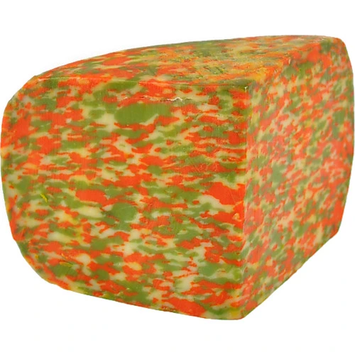 Сир Ruscello 50% козиний триколор зелений песто