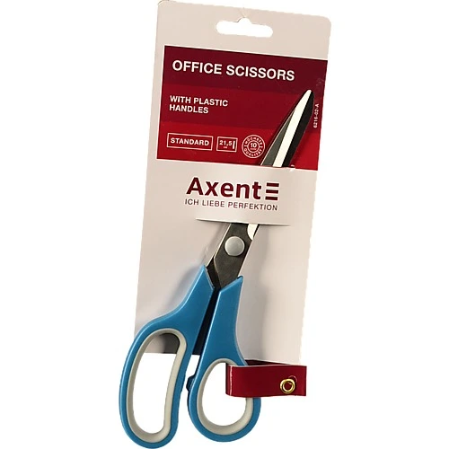 Ножиці 21.5 см Axent. сині