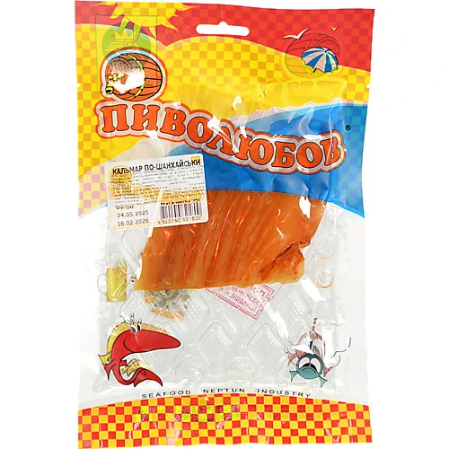 Кальмар Піволюбов 75г по-шанхайські