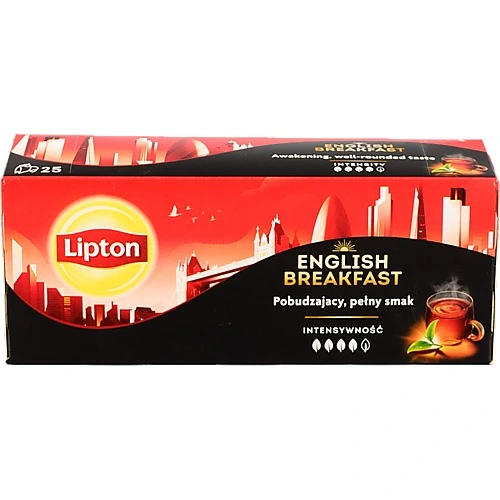 Чай чорний байховий English Breakfast Lipton к/у 25х2г
