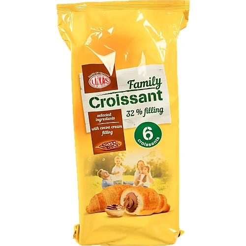 Круасанчики Lukas Family з начинкою какао-крем, 270 г