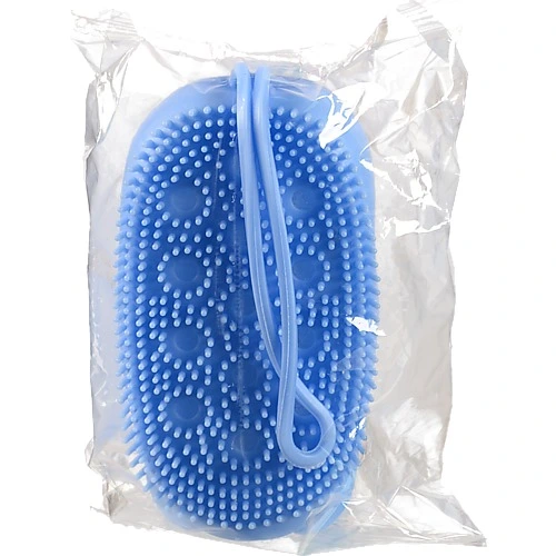 Мочалка-масажер для тіла силіконова двостороння