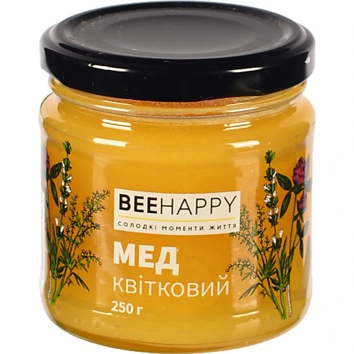 Мед BeeHap 250г квітковий