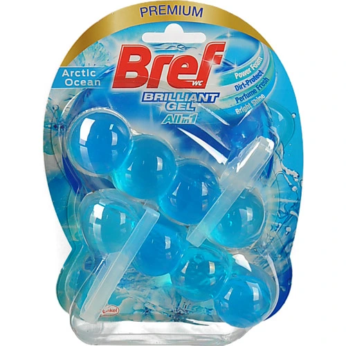 Засіб для чищення унітазу Bref Arctic Ocean Brilliant Gel 2х42г
