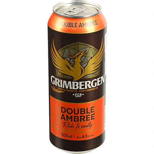 Пиво Grimbergen Double Ambree 0.5л 6.5% темне пастеризоване Rich&Malty