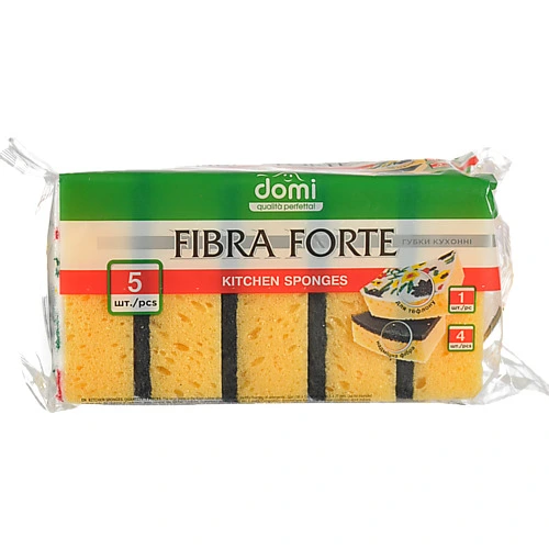 Губка кухонна Domi 5шт збільшені