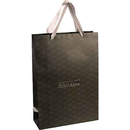 Пакет  Santim подарунковый 350х247х90 мм чорний