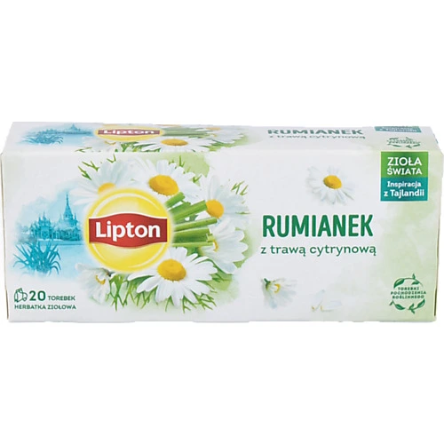 Чай Lipton 20п зелений лемонграс ромашка