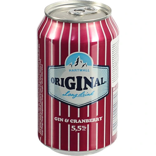 Коктейль ORIGINAL Long Drink 0.33л gin cranberry газ з.б