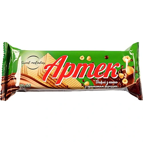 Вафлі Sweet melodies 80г артек фундук