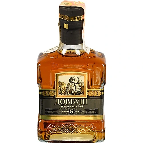 Коньяк Дівін Довбуш Карпатський 5 зірок 0,25л