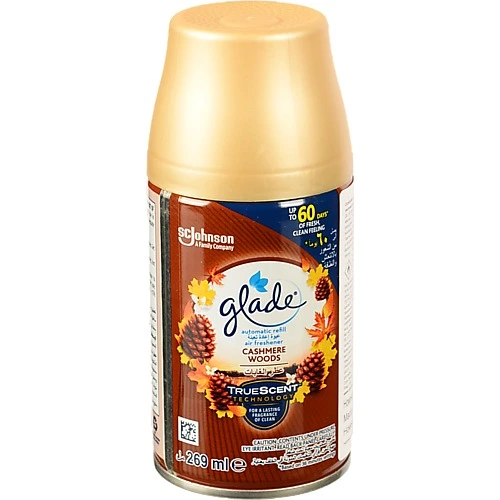 Балон змінний для автоматичного освіжувача повітря Cashmere Woods Glade 269мл