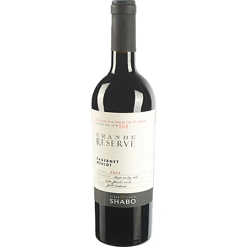 Вино Shabo Grande Reserve Cabernet-Merlot 0.75л сухе червоне