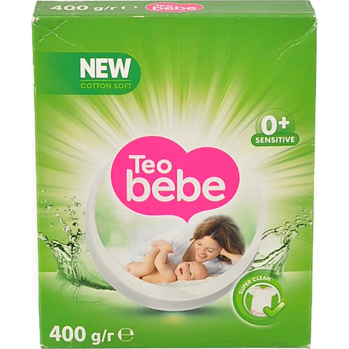 Засіб мийний порошкоподібний для прання дитячих речей Aloe Gentle&Clean Teo Bebe 400г